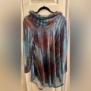 Stylish Multicolor Long Sleeve Top